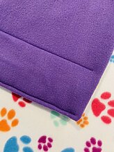 fleece cage liner purple paws