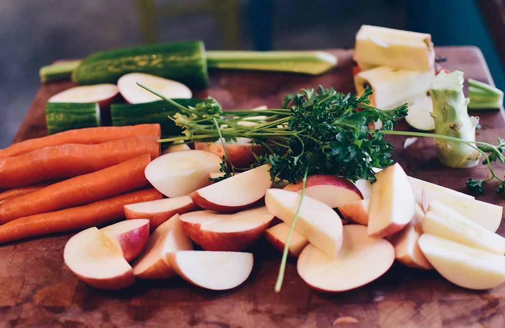 Fresh fruit and vegetables