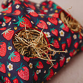 Teacup Nethies Hay Bag - Strawberry Close up