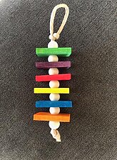 rainbow chew pet toy