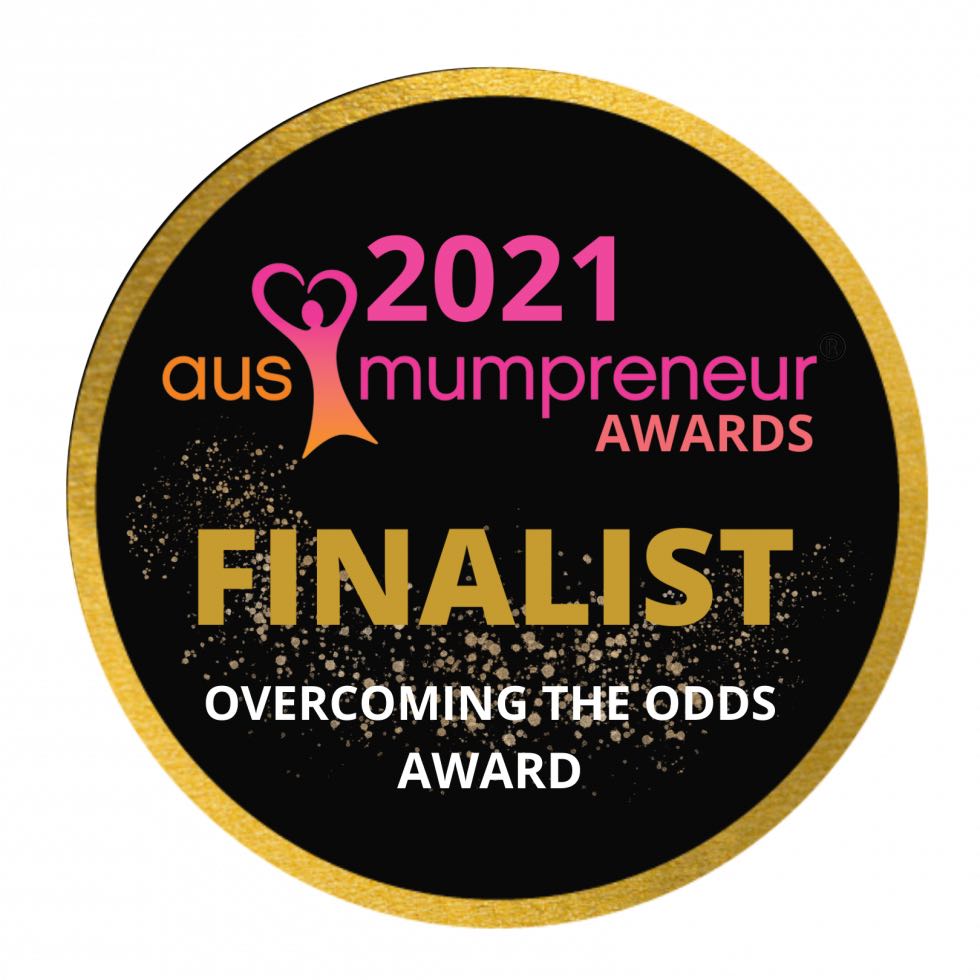 2021 ausmumpreneur awards finalist for the overcoming the odds category