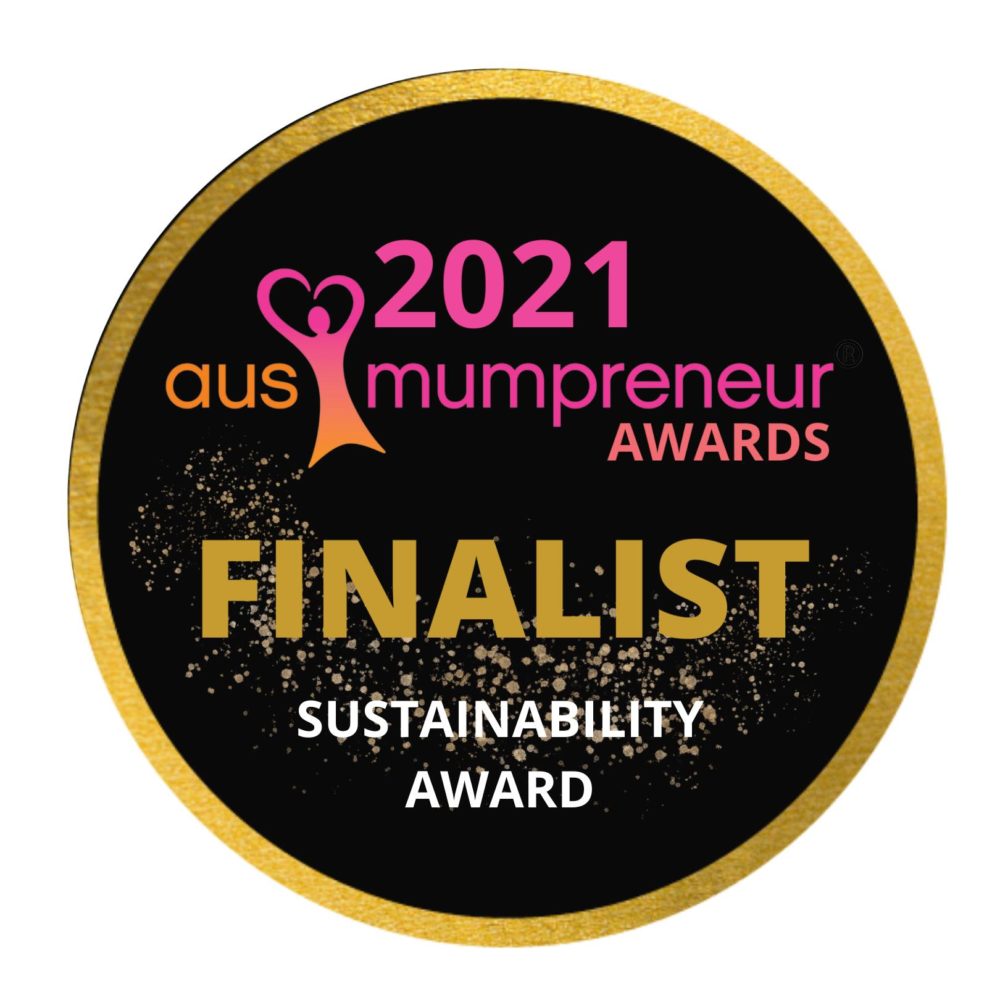 2021 ausmumpreneur awards finalist for the sustainability category