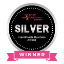 2022 ausmumpreneur silver in the "handmade business award"