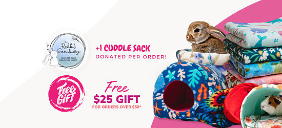 Free Gift + Donation to The Rabbit Sanctuary