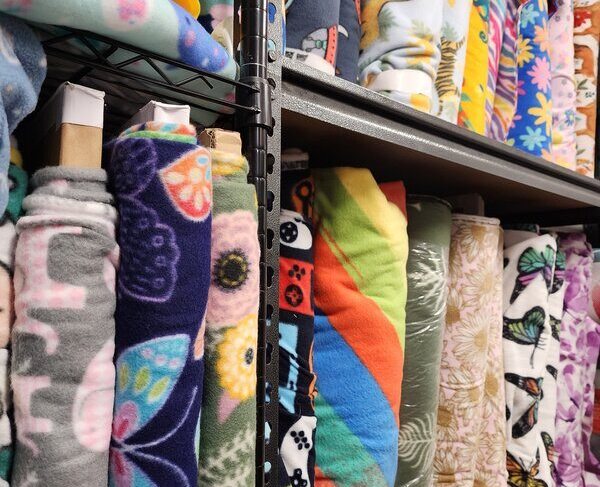 Many colours and fabrics to choose from.