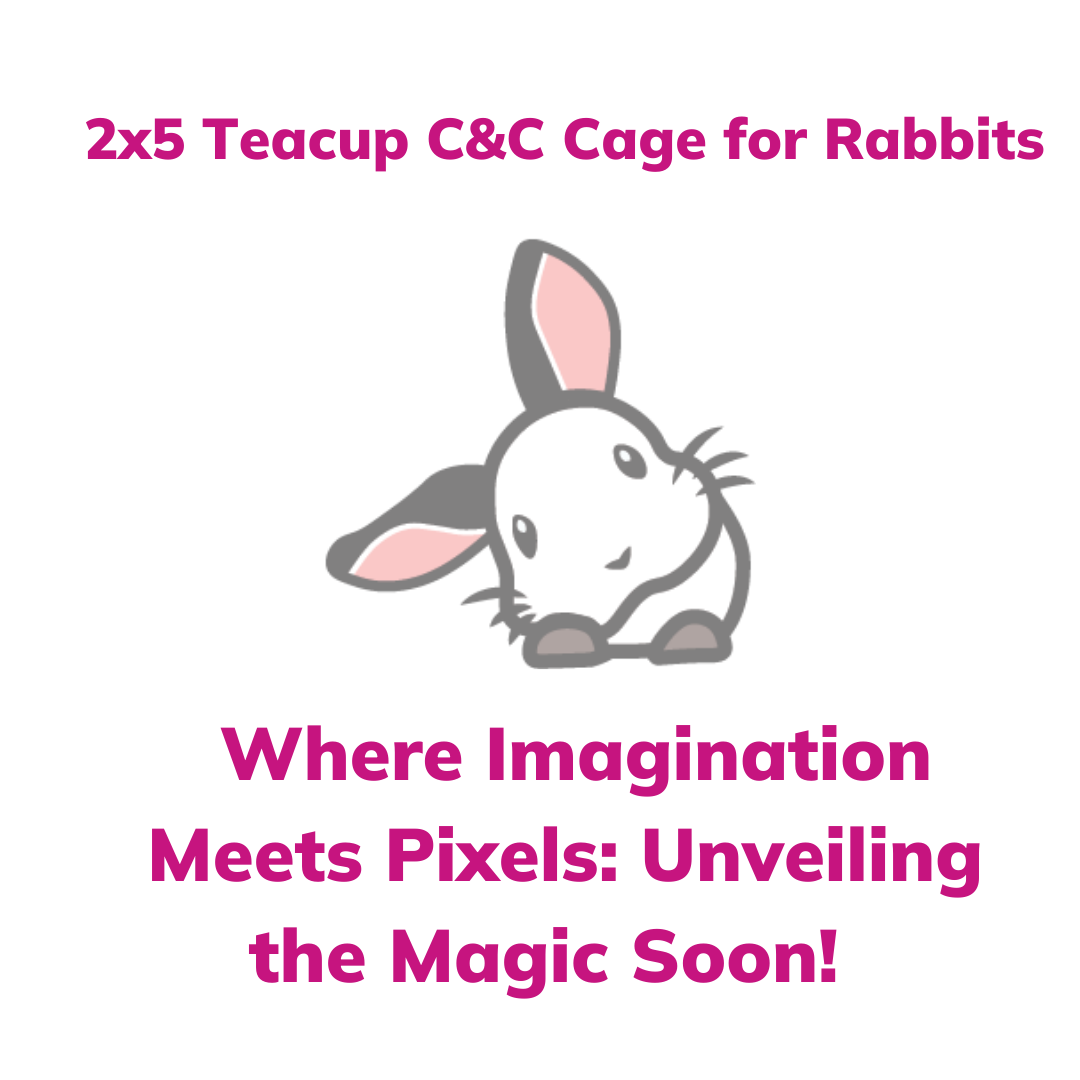 2x5 Teacup C&C Rabbit Cage Teacup Nethies