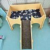 Wooden pet castle