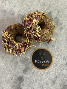 Sprinkle Flower Donuts (2 pack)