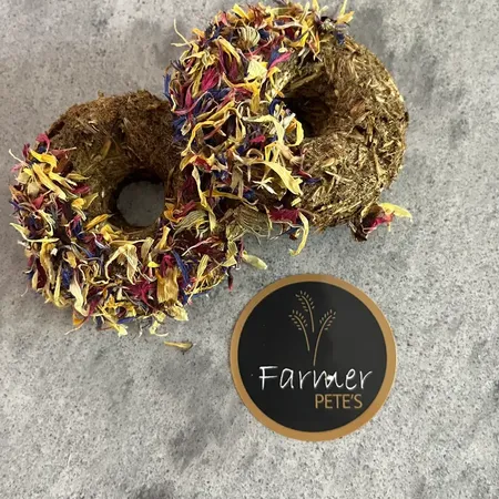 Sprinkle Flower Donuts (2 pack)
