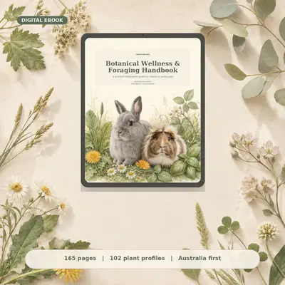 Botanical Wellness & Foraging Handbook for Rabbits & Guinea Pigs (Digital download)